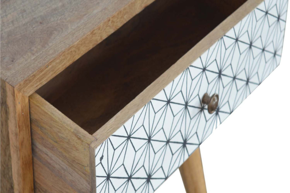 Artisan - Prima Bedside with 1 Drawers Tall Legs