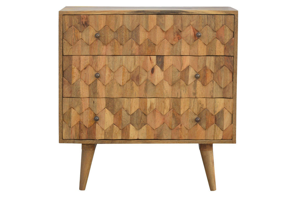 Artisan - Pineapple Carved Chest