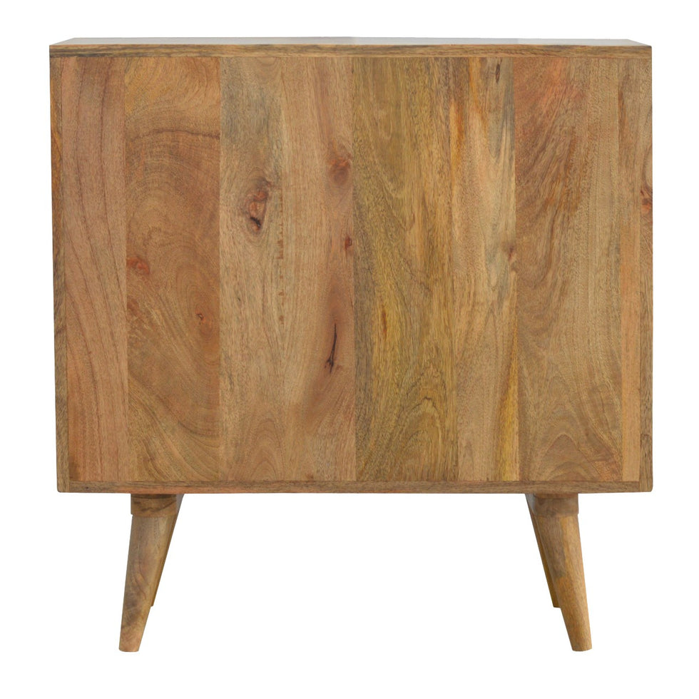 Artisan - Pineapple Carved Cabinet in Oak-Ish