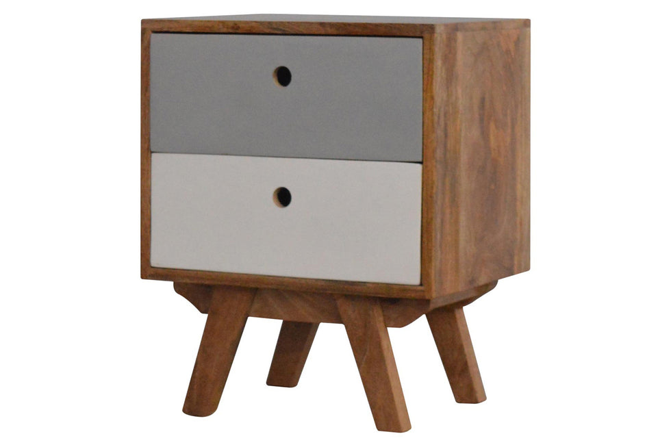 Artisan - Two Tone Hand Painted Bedside