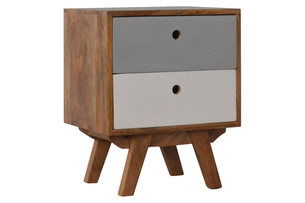 Artisan - Two Tone Hand Painted Bedside