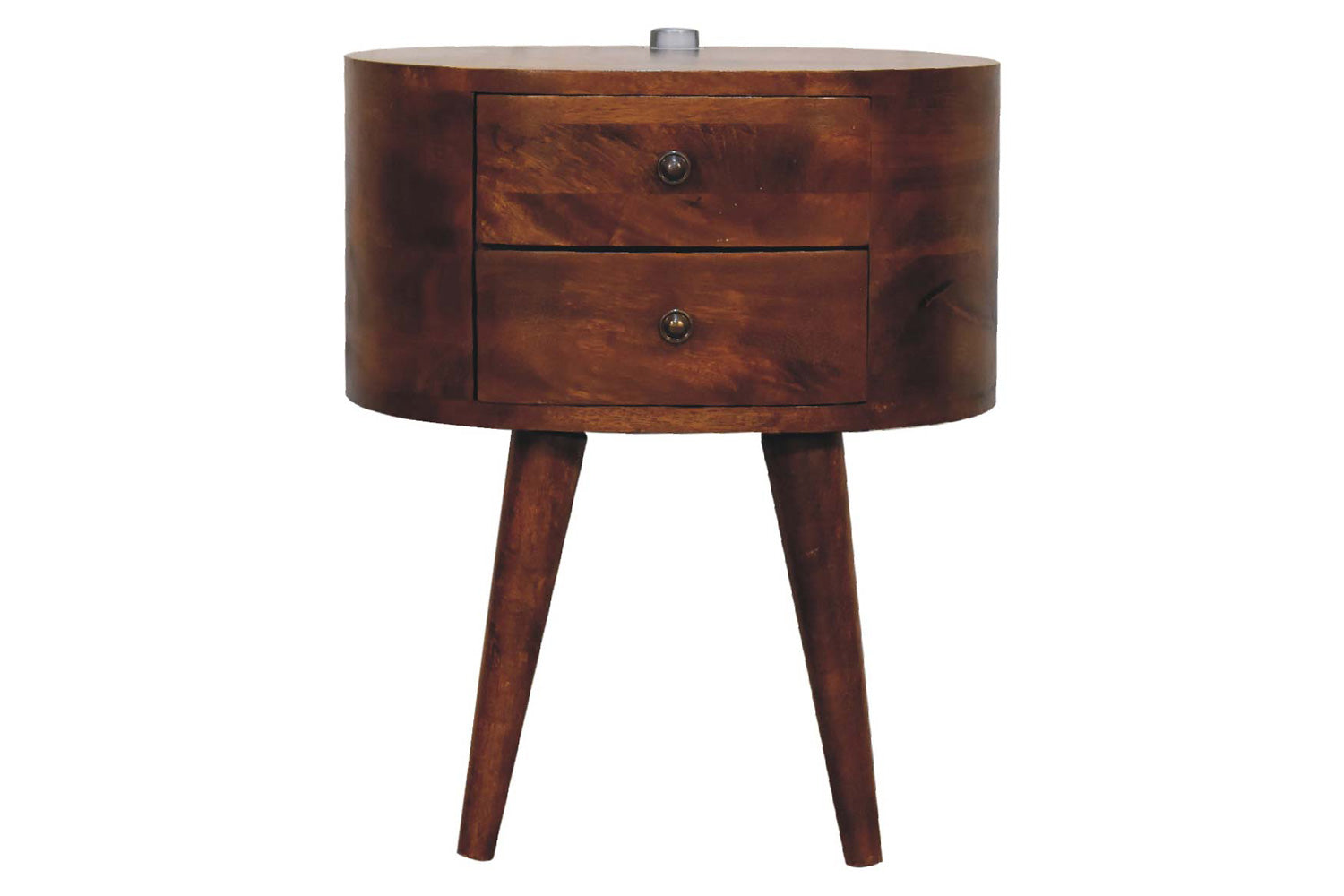 Artisan - Rounded Bedside Table Bedside w/o Reading Light