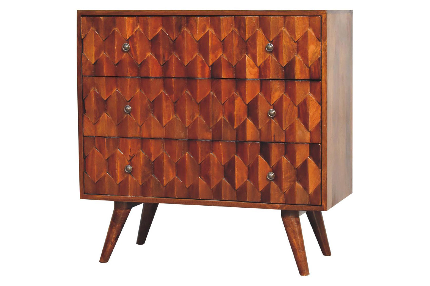 Artisan - Pineapple Carved Chest