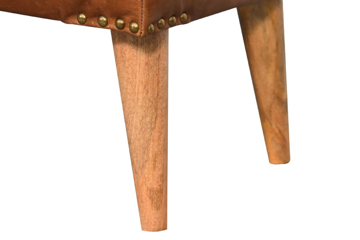 Artisan - Boucle Buffalo Hide Leather Bench