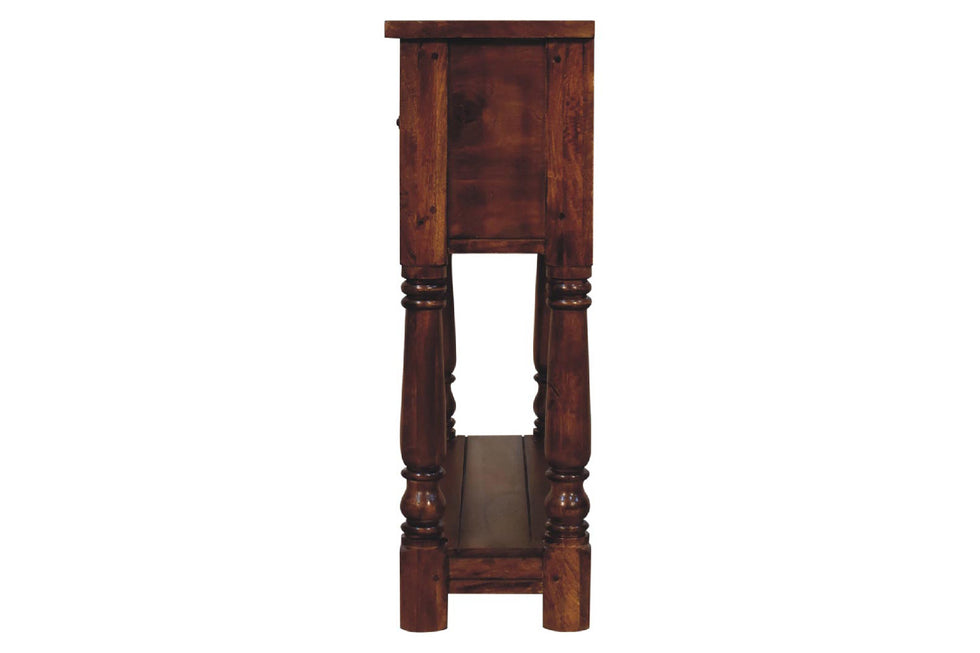 Artisan - 4 Drawer Console Table in Chestnut