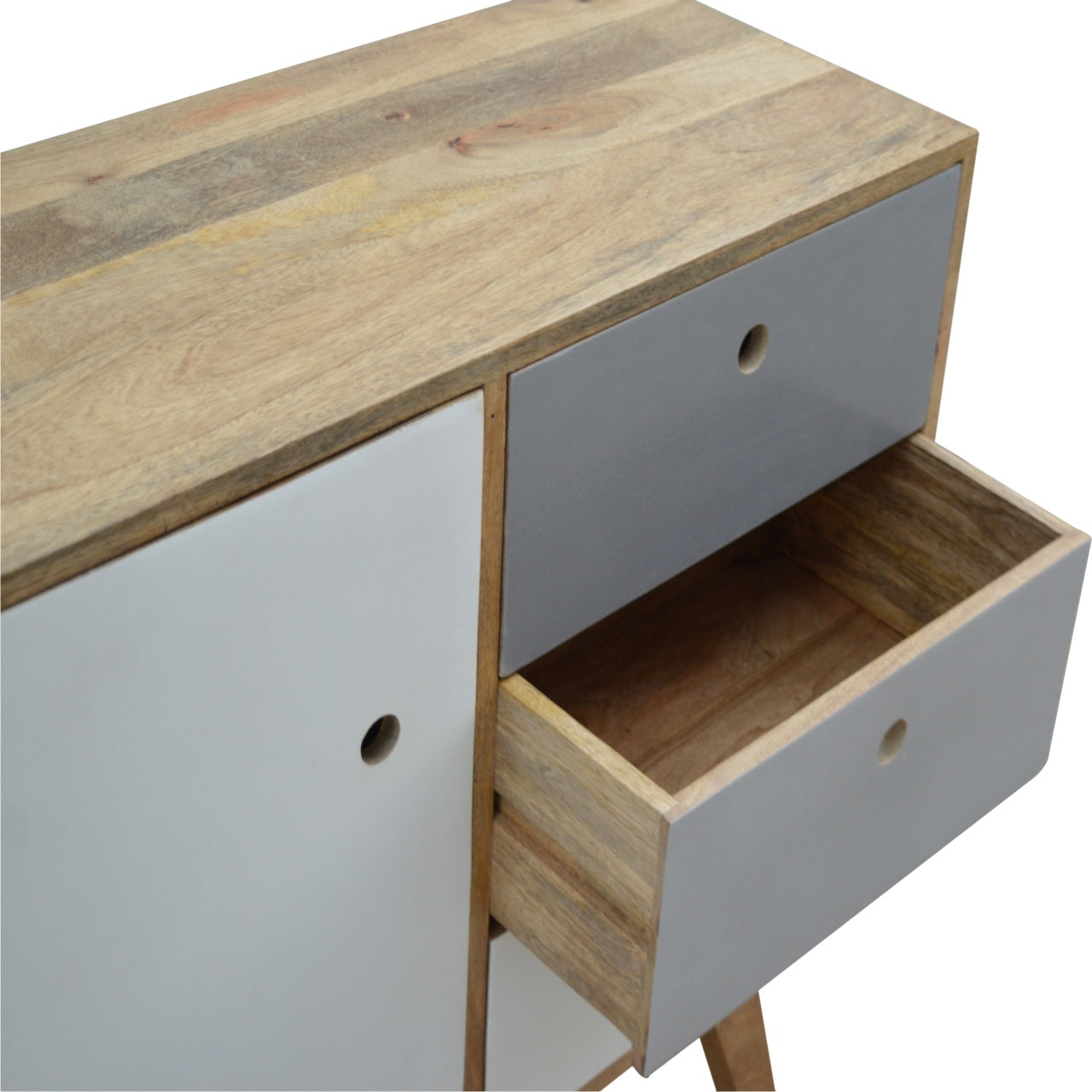 Artisan - Two Tone Hand Painted Cabinet