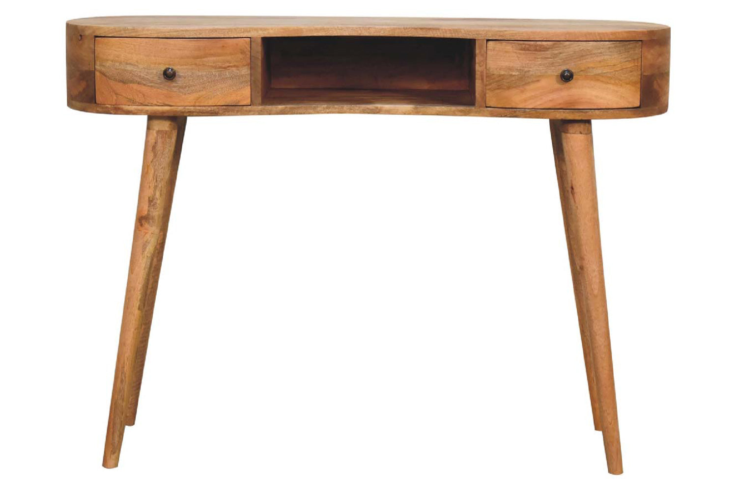 Artisan - Wave Writing Desk in Oak-ish