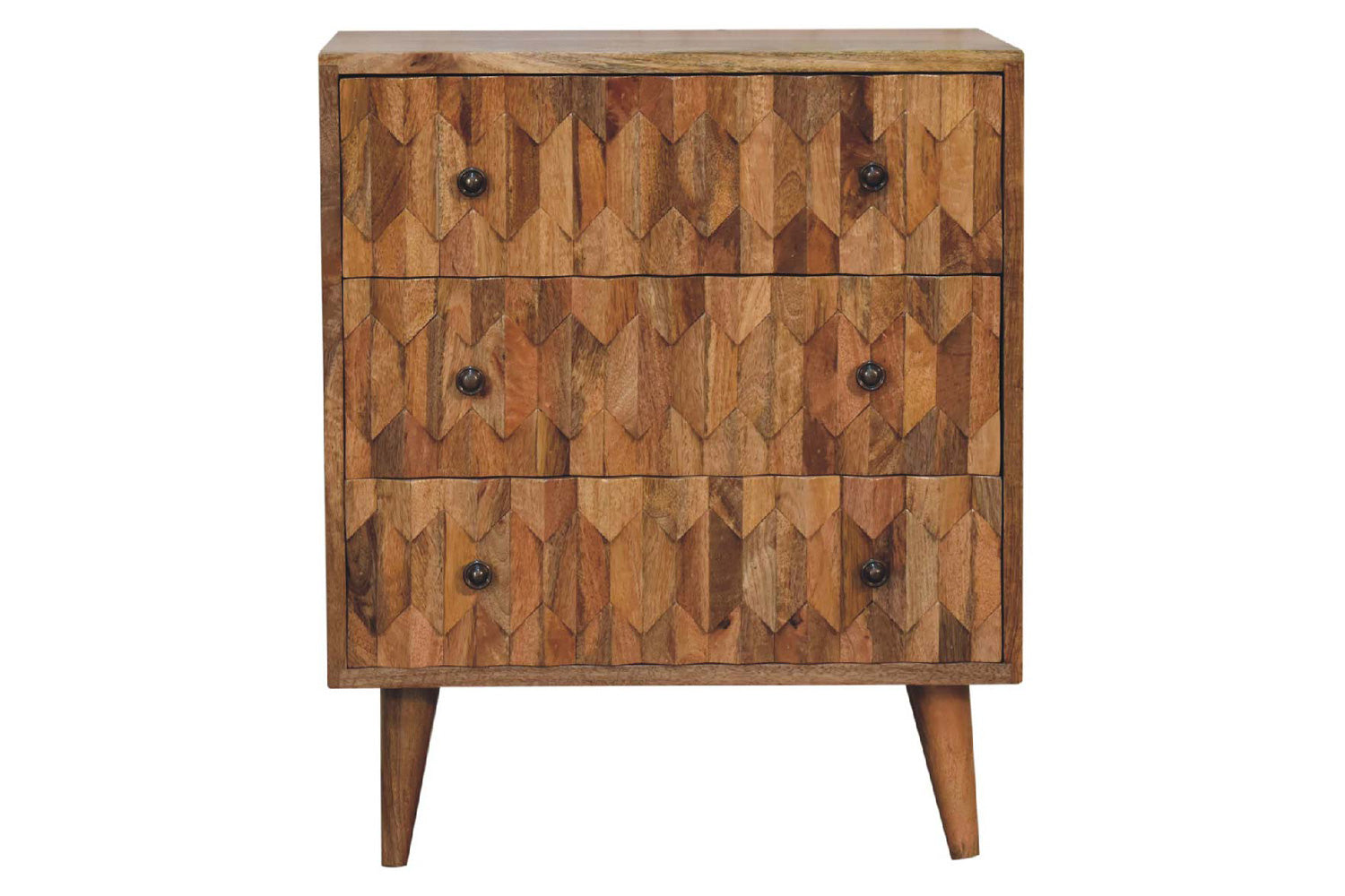 Artisan - Mini Pineapple Carved Chest