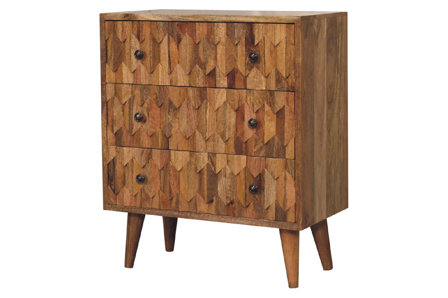 Artisan - Mini Pineapple Carved Chest
