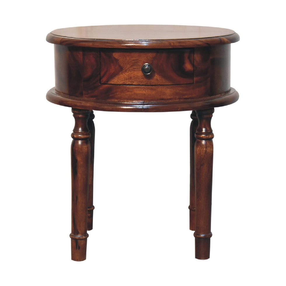 Artisan - Turned Leg Nightstand in Honey