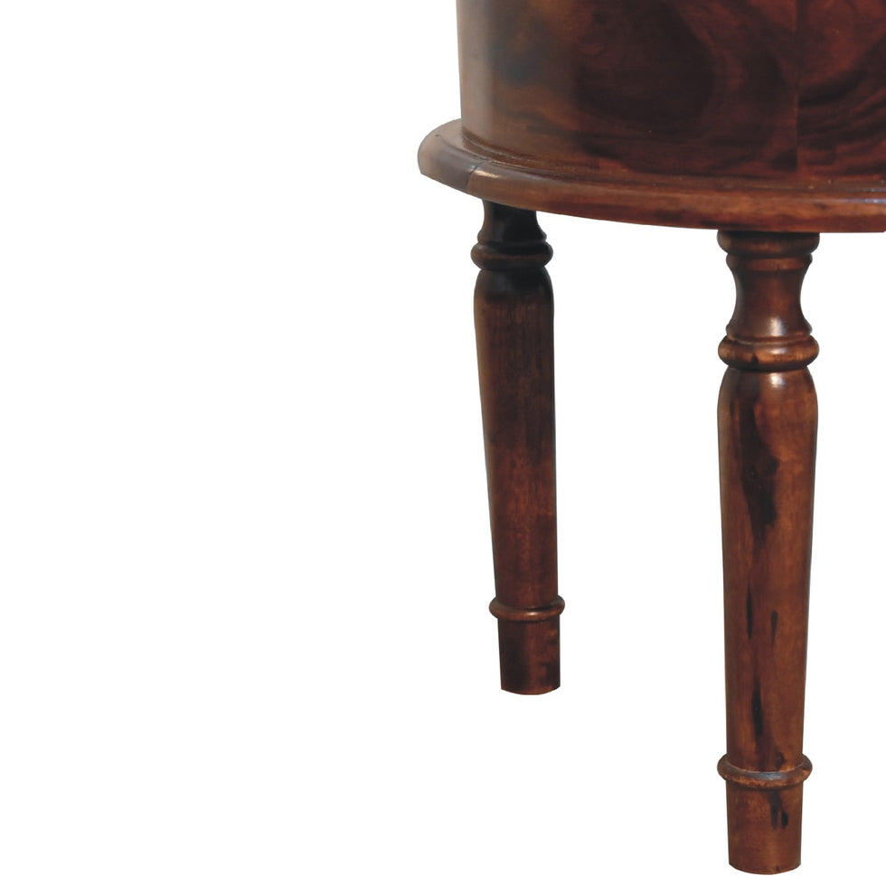 Artisan - Turned Leg Nightstand in Honey