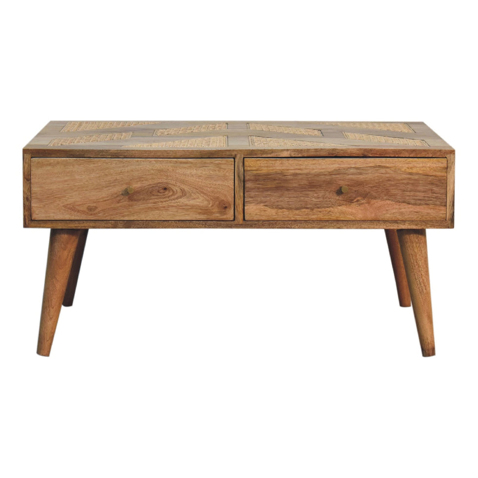 Artisan - Aztec Coffee Table in Oak-Ish, Woven