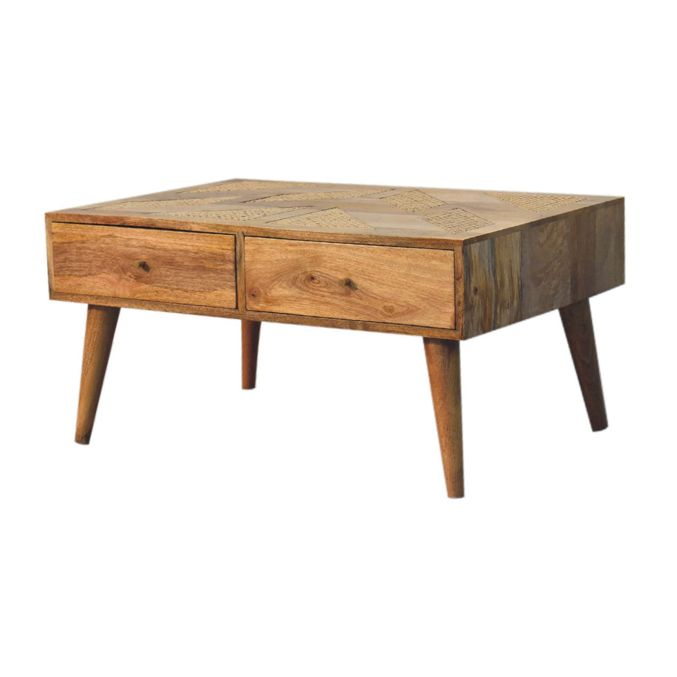Artisan - Aztec Coffee Table in Oak-Ish, Woven