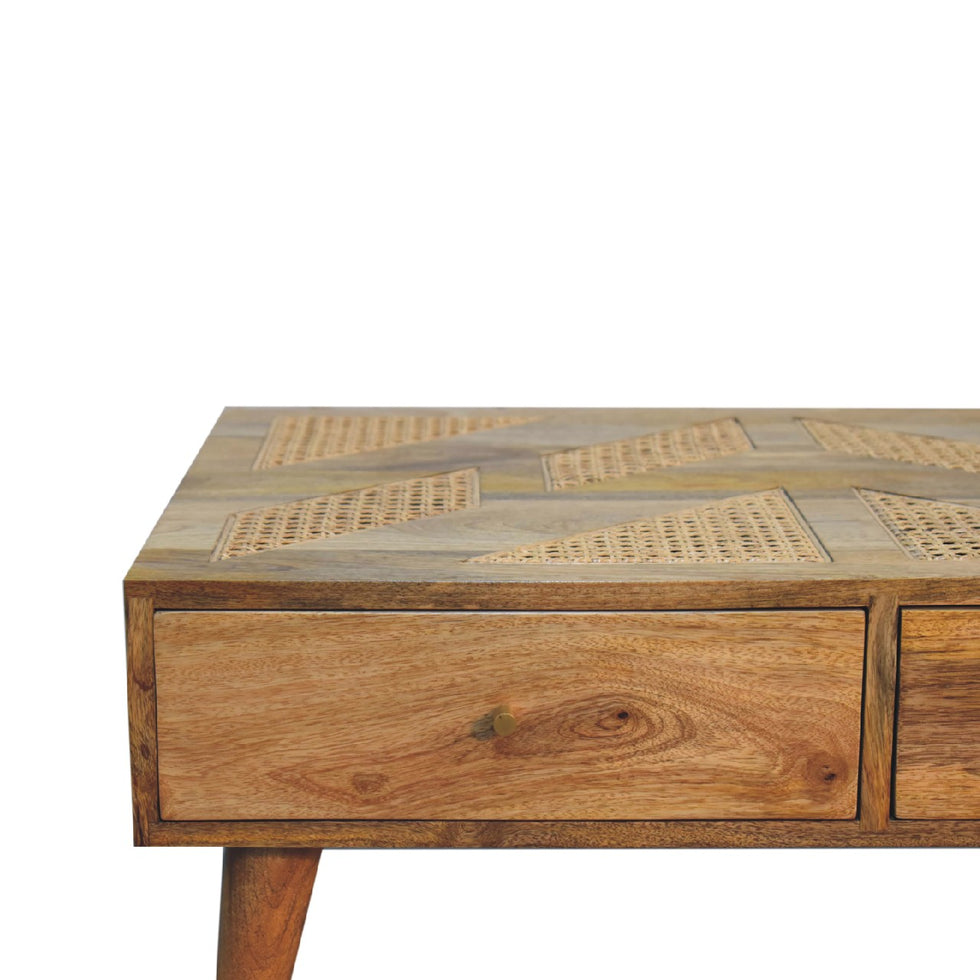 Artisan - Aztec Coffee Table in Oak-Ish, Woven