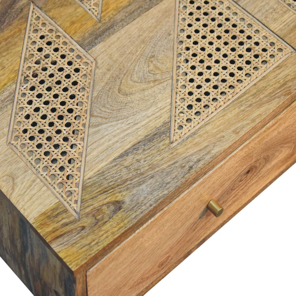 Artisan - Aztec Coffee Table in Oak-Ish, Woven