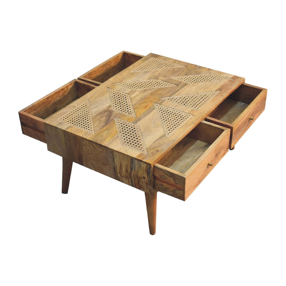 Artisan - Aztec Coffee Table in Oak-Ish, Woven