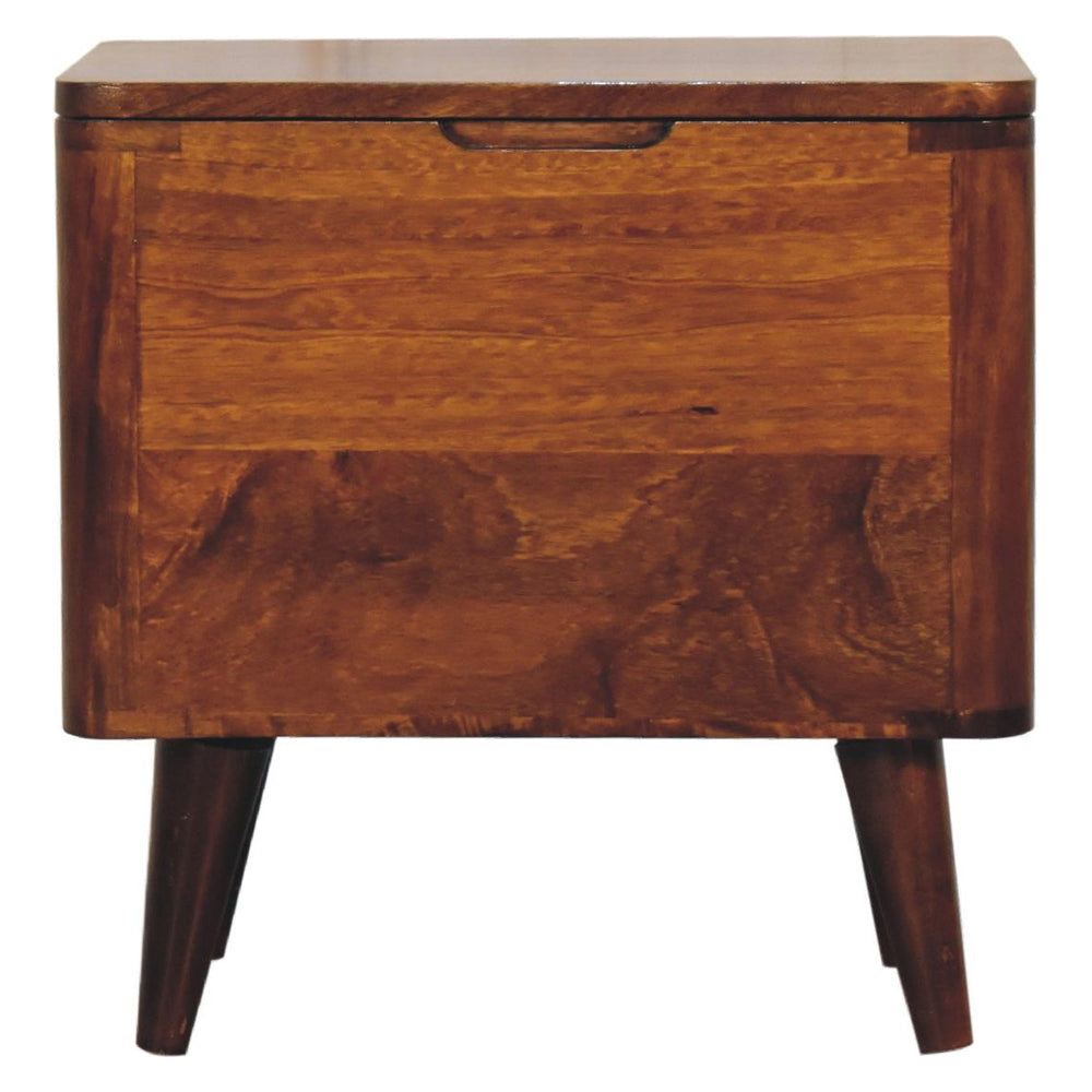 Artisan - Chestnut Lid-Up Storage Stool