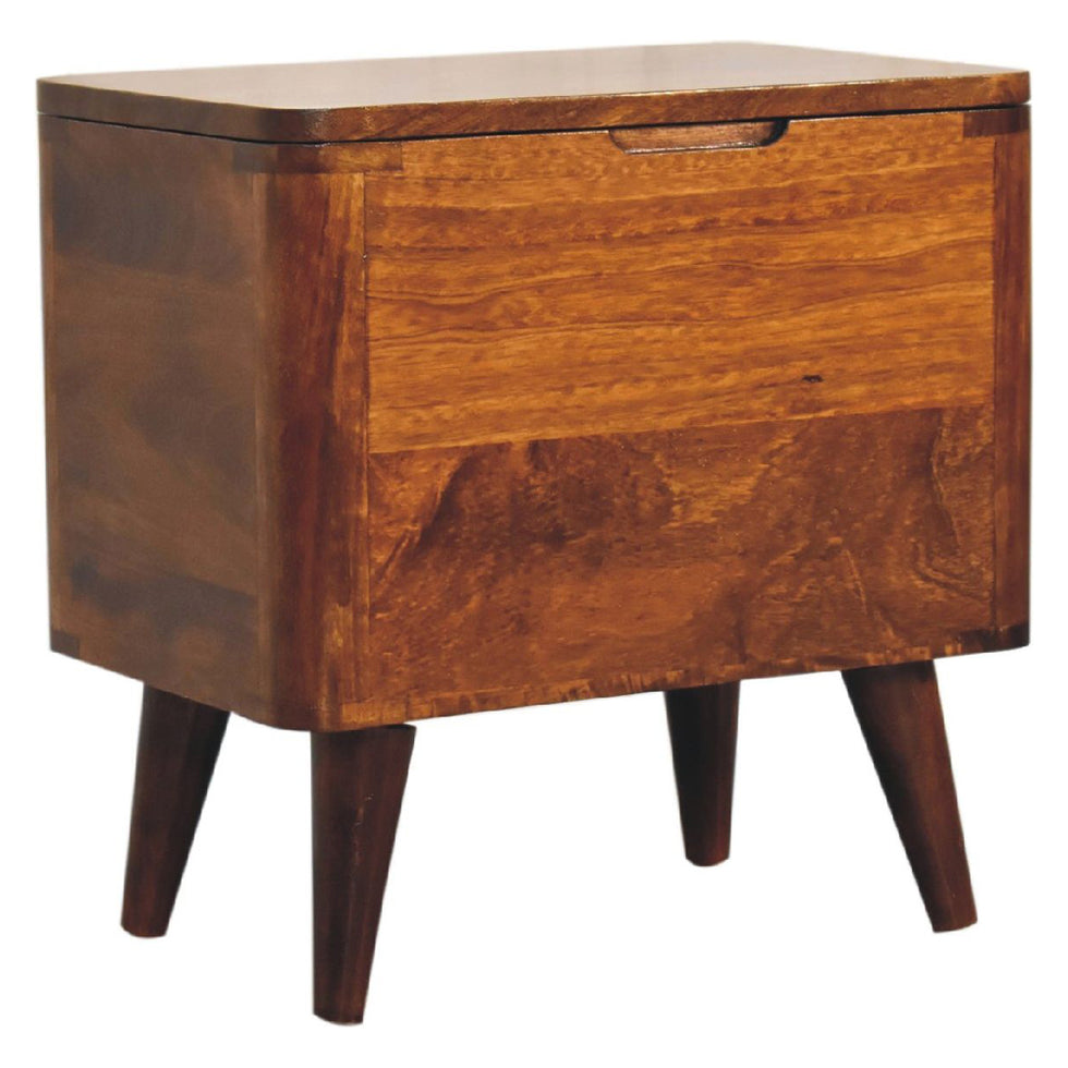 Artisan - Chestnut Lid-Up Storage Stool