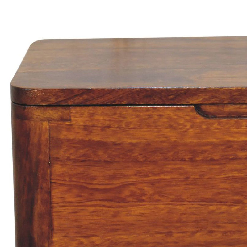 Artisan - Chestnut Lid-Up Storage Stool