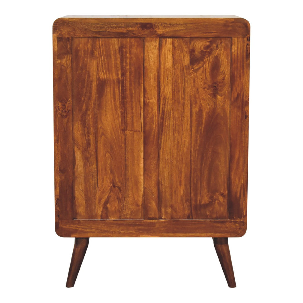 Artisan - 2 Over 3 Curved Chest in Chestnut