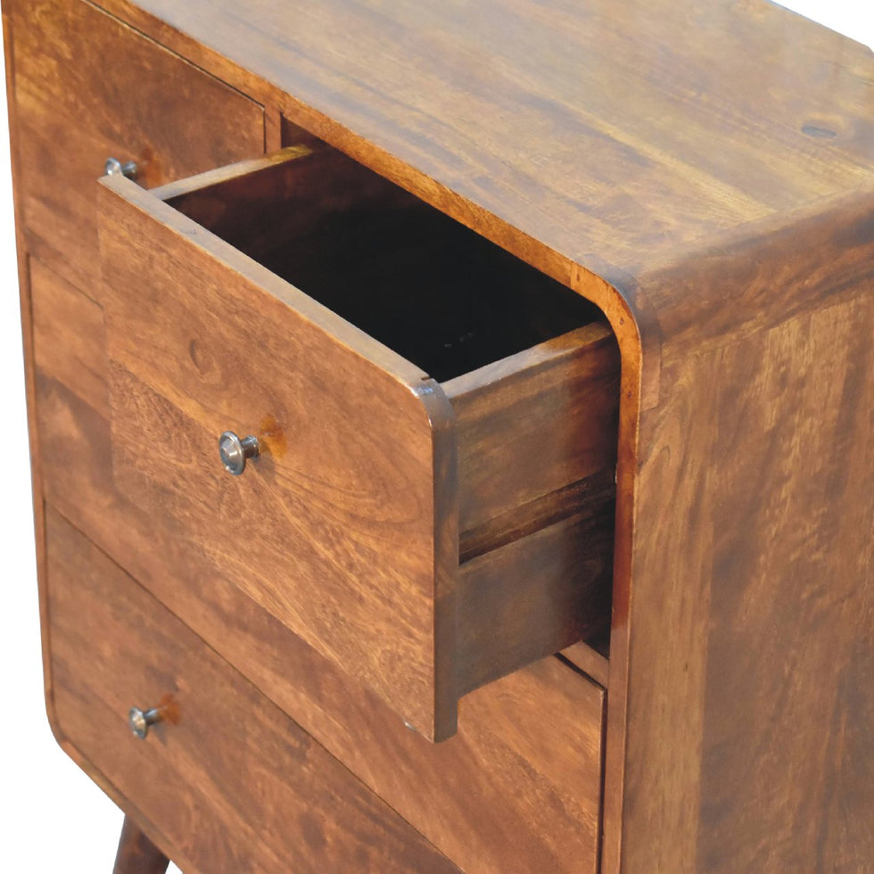 Artisan - 2 Over 2 Curved Chest in Chestnut