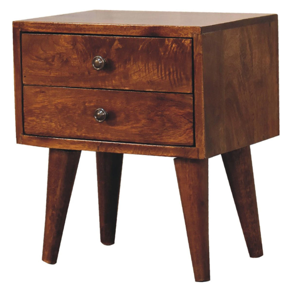 Artisan - Mini Chestnut Modern Nightstand