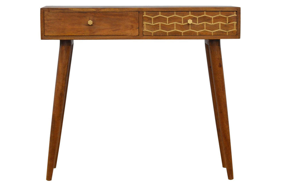 Artisan - Gold Art Pattern Console Table