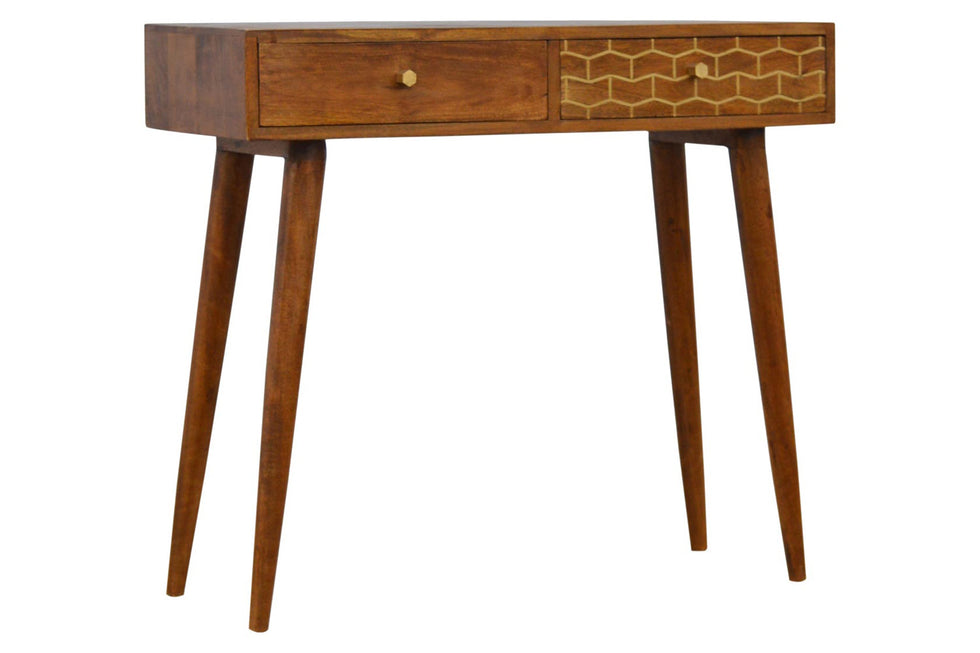 Artisan - Gold Art Pattern Console Table
