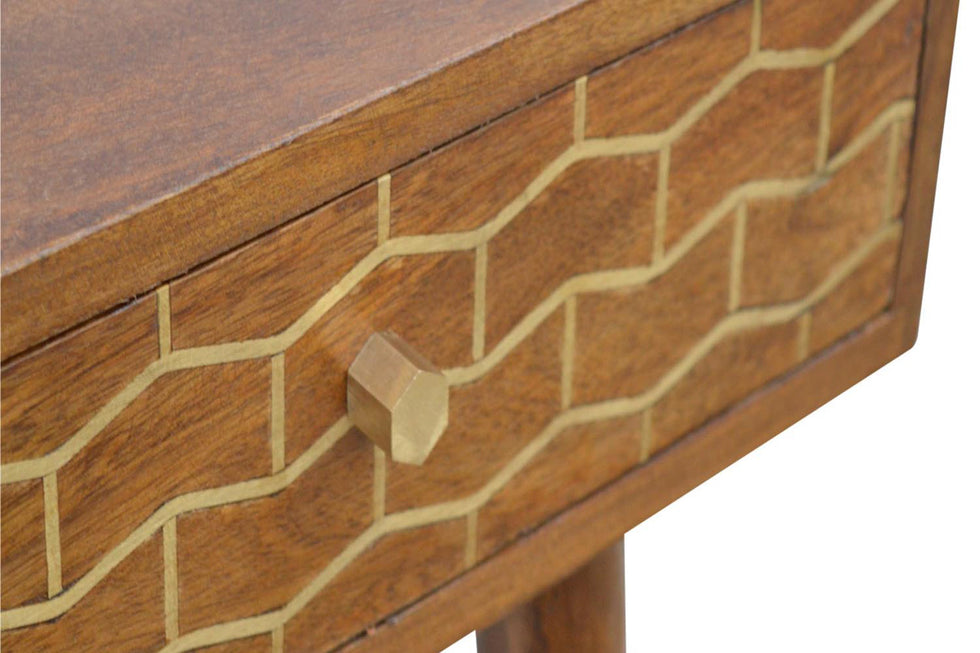 Artisan - Gold Art Pattern Console Table