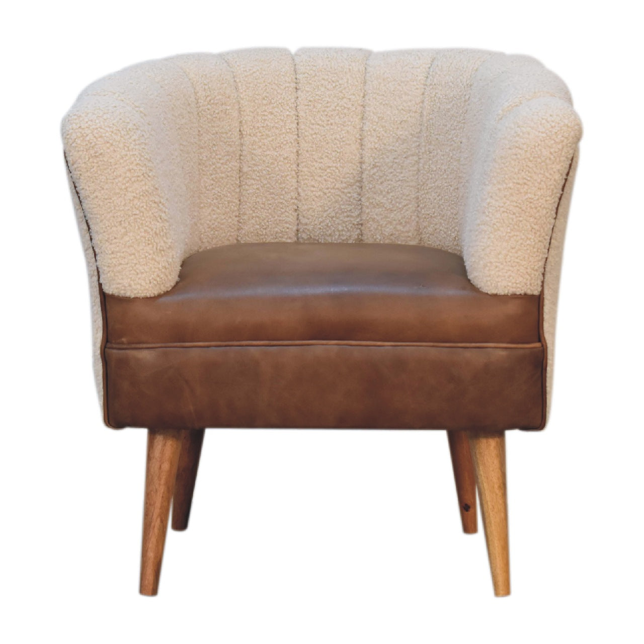 Artisan - Buffalo Armchair in Cream, Boucle