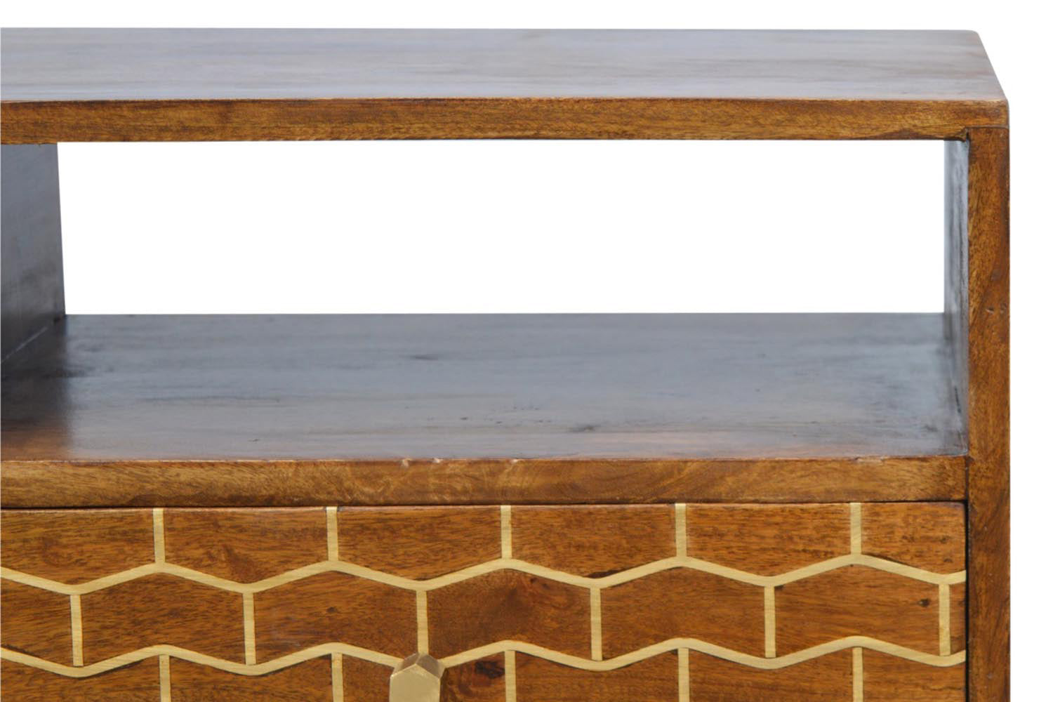 Artisan - Gold Art Pattern Drawer Media Unit