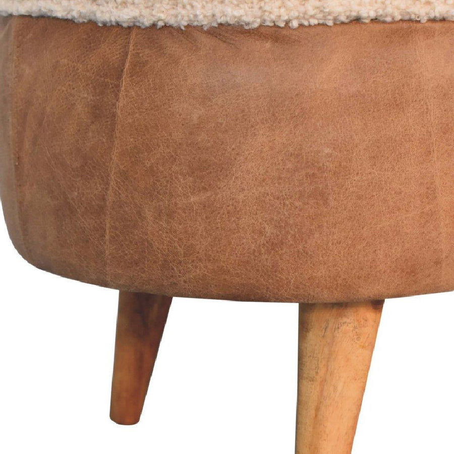 Artisan - Tan Buffalo Boucle Nordic Bench