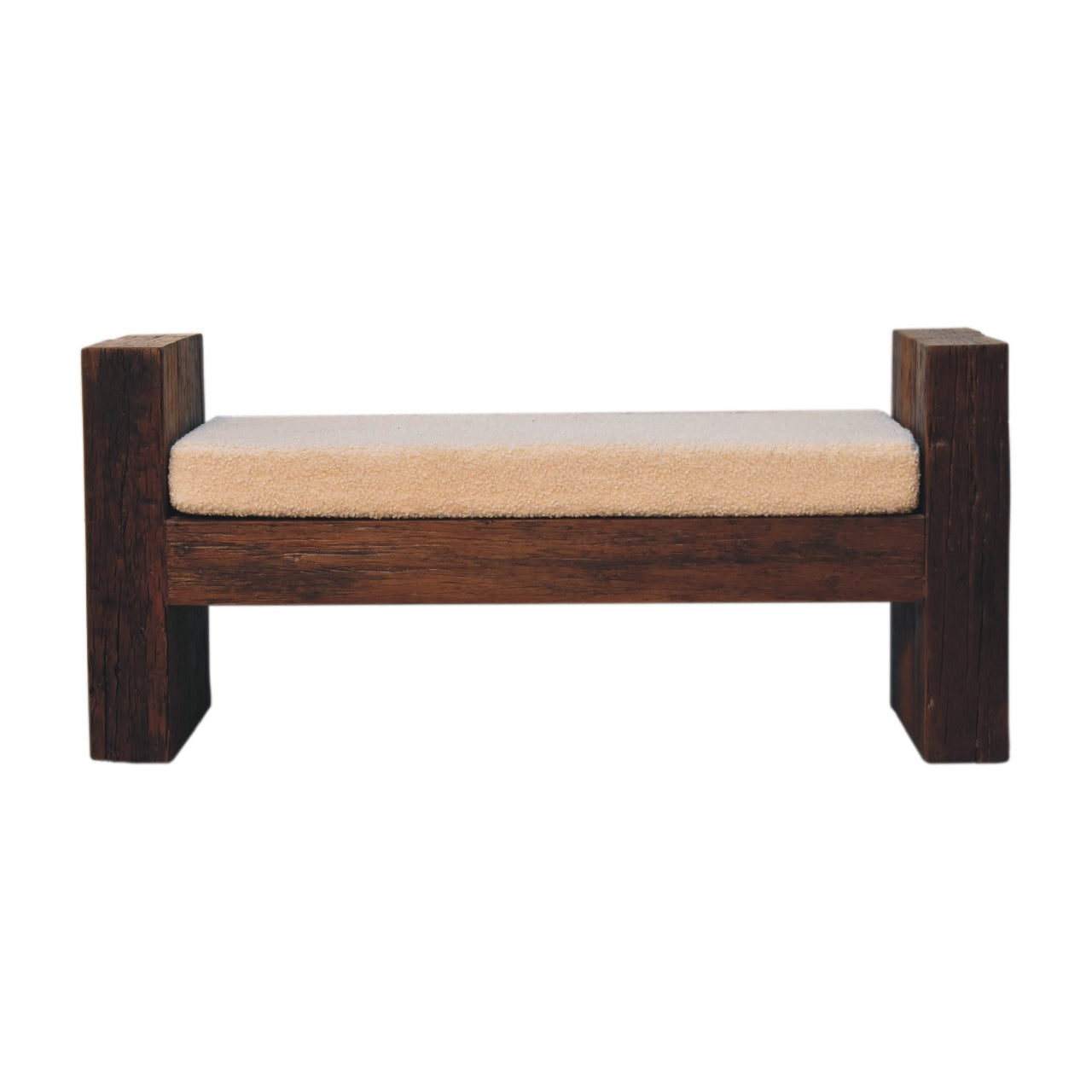 Artisan - Reclaimed Boucle Bench