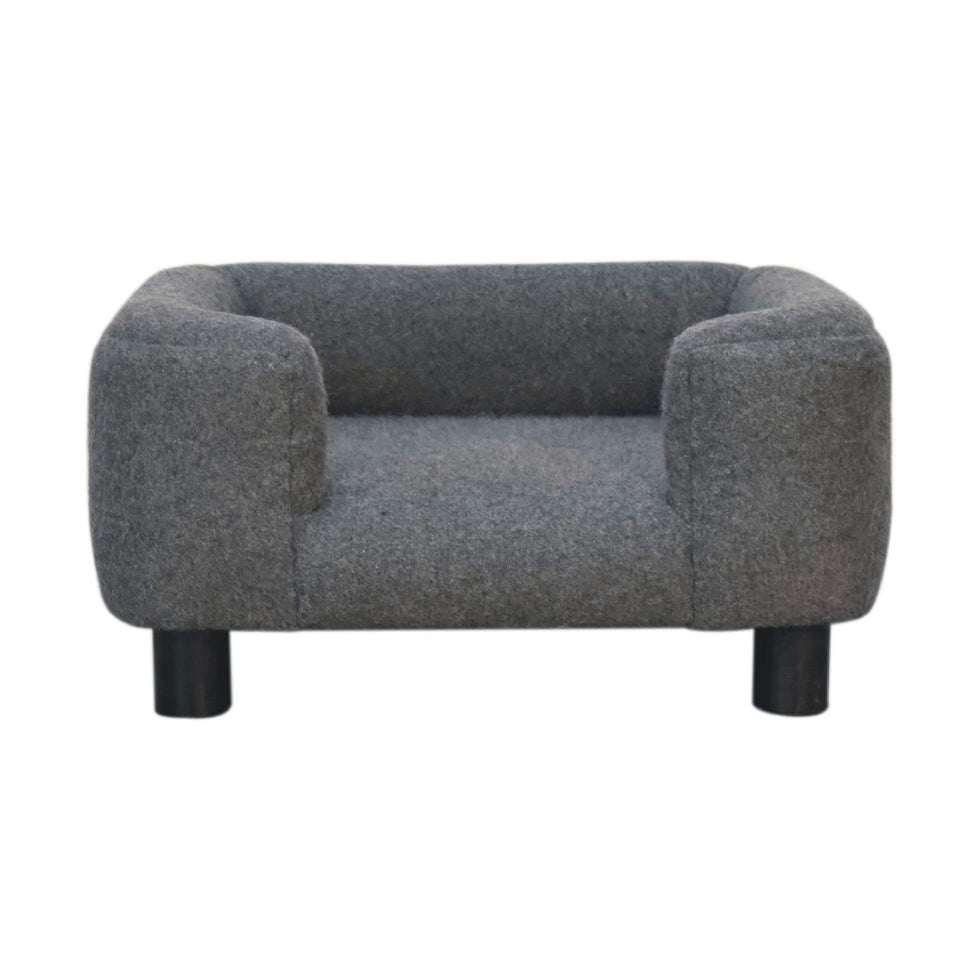 Artisan - Mini Battleship Pet Sofa Bed in Tweed