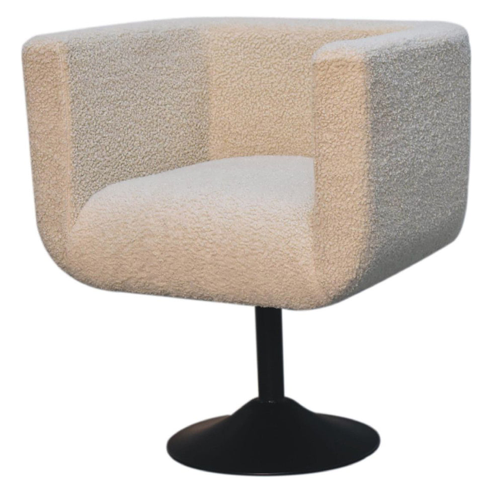 Artisan - Cream Boucle Swivel Chair