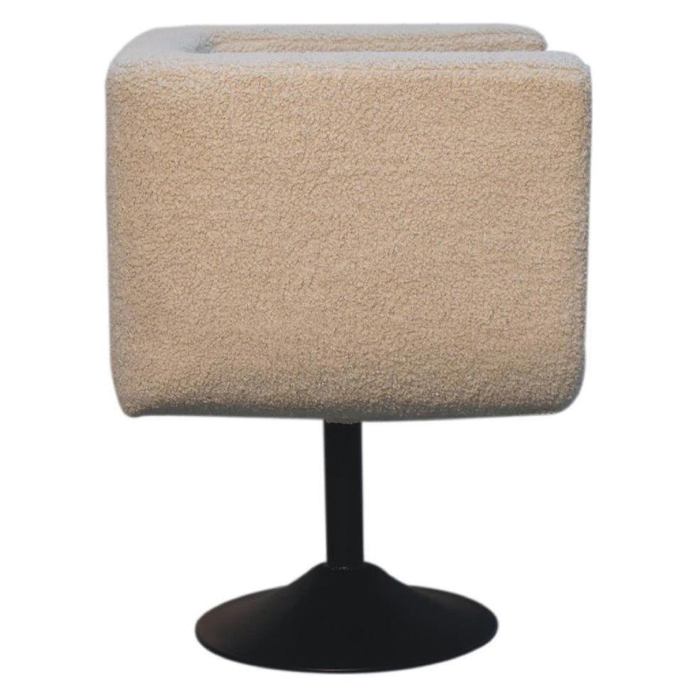 Artisan - Cream Boucle Swivel Chair