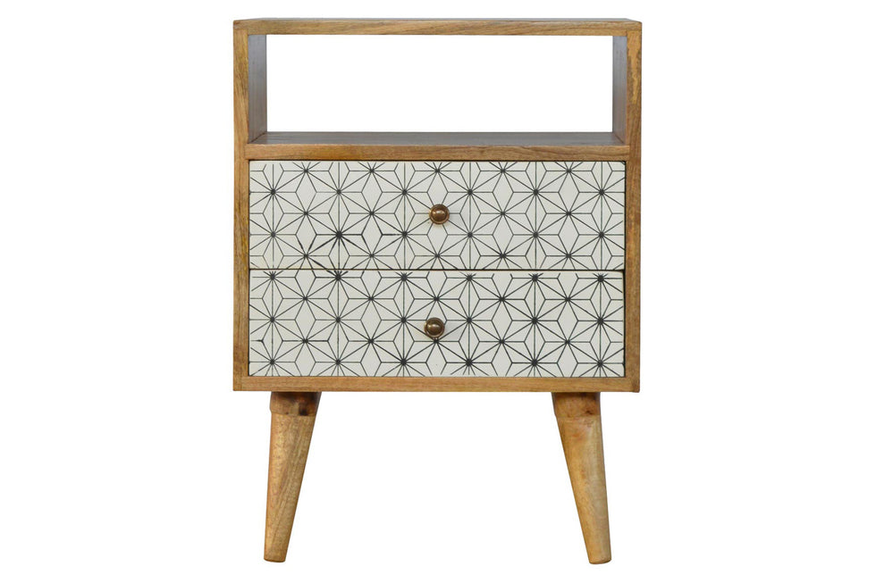 Artisan - Prima Bedside with Open Slot Common