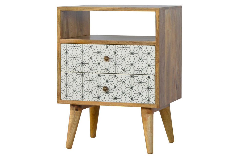 Artisan - Prima Bedside with Open Slot Common