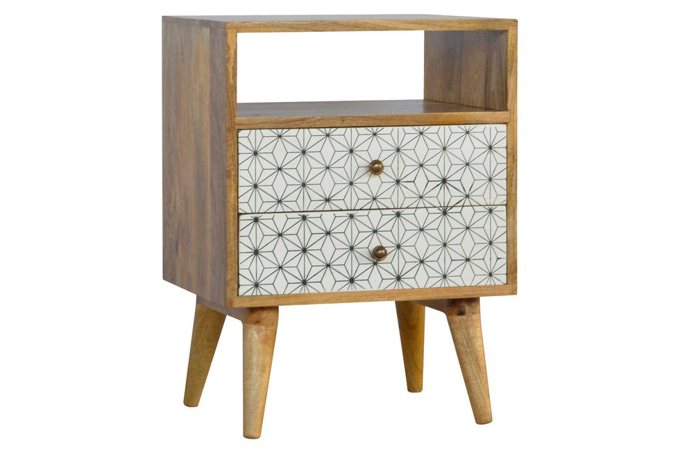 Artisan - Prima Bedside with Open Slot Common