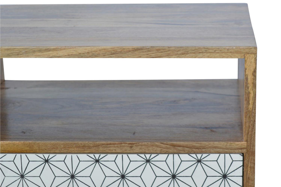 Artisan - Prima Bedside with Open Slot Common
