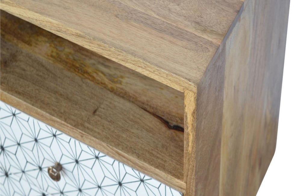 Artisan - Prima Bedside with Open Slot Common
