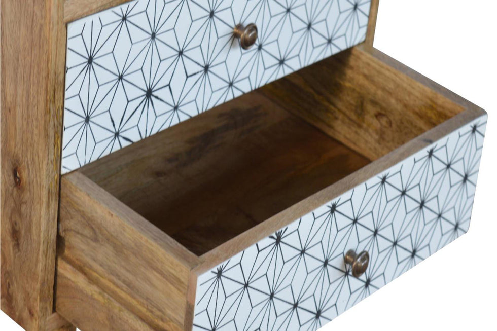 Artisan - Prima Bedside with Open Slot Common