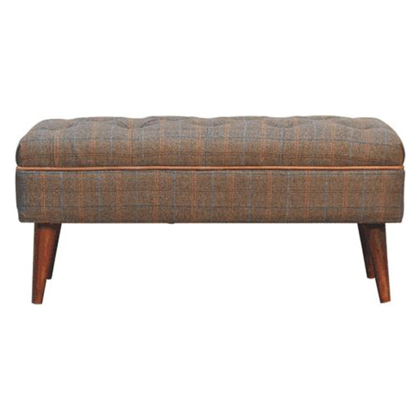 Artisan - Reverse Curve Oak-Ish Media Unit