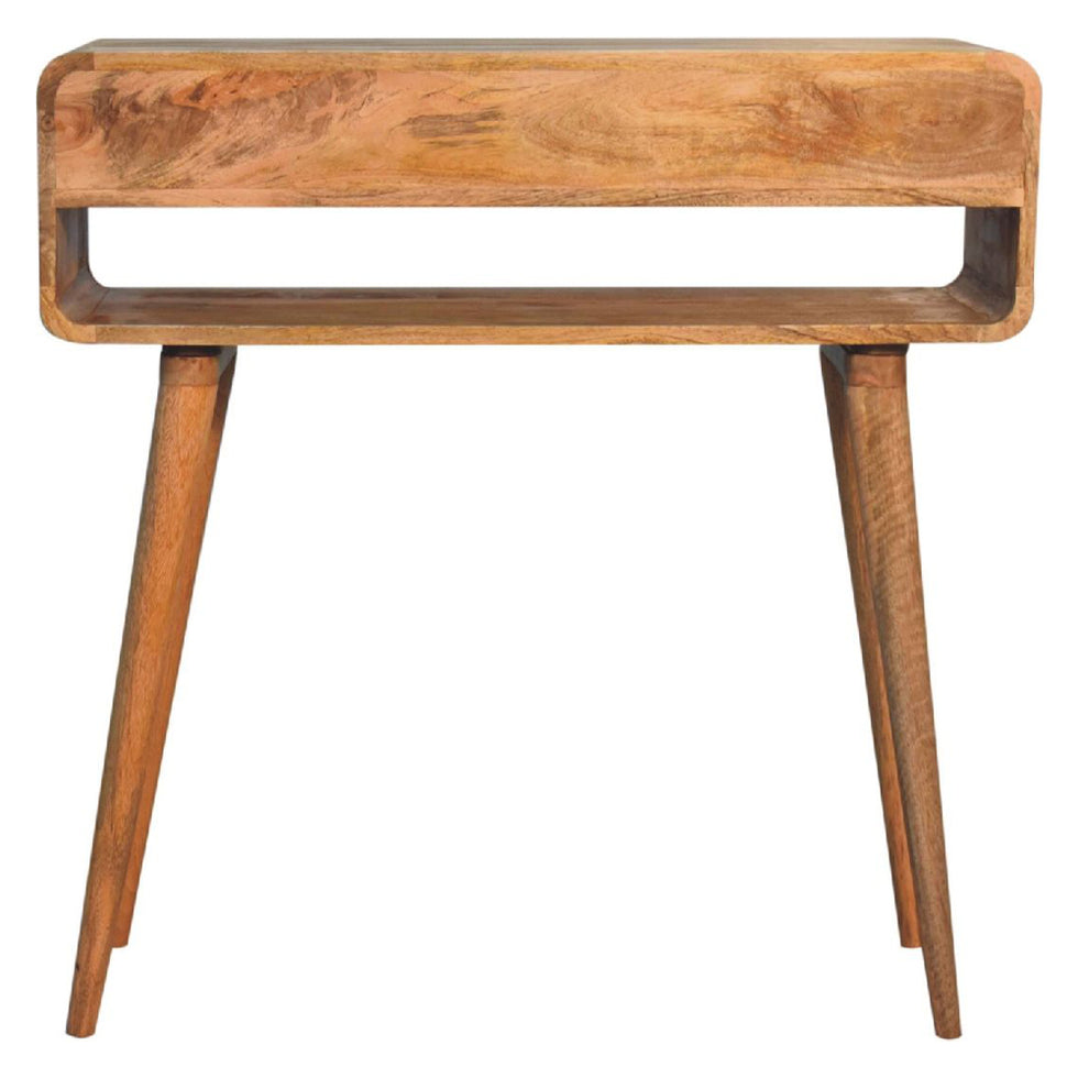 Artisan - Reverse Curve Oak-Ish Media Unit