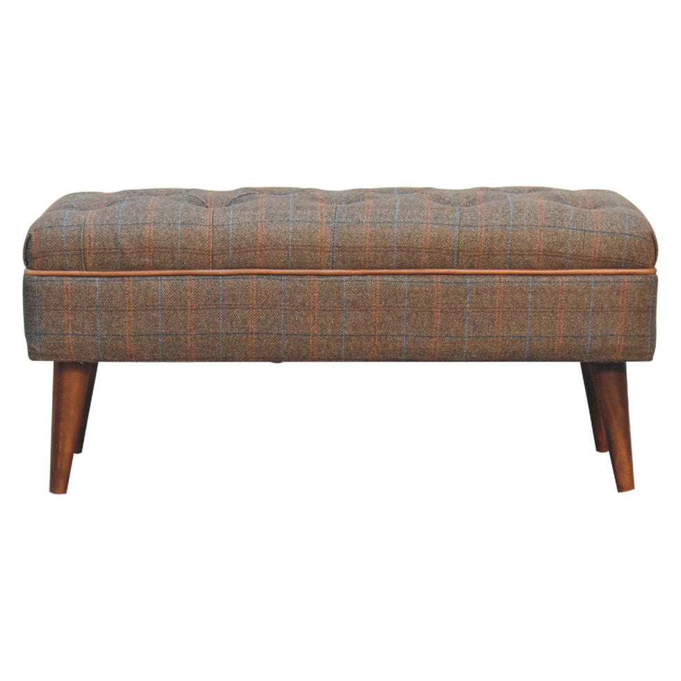 Artisan - Reverse Curve Oak-Ish Media Unit