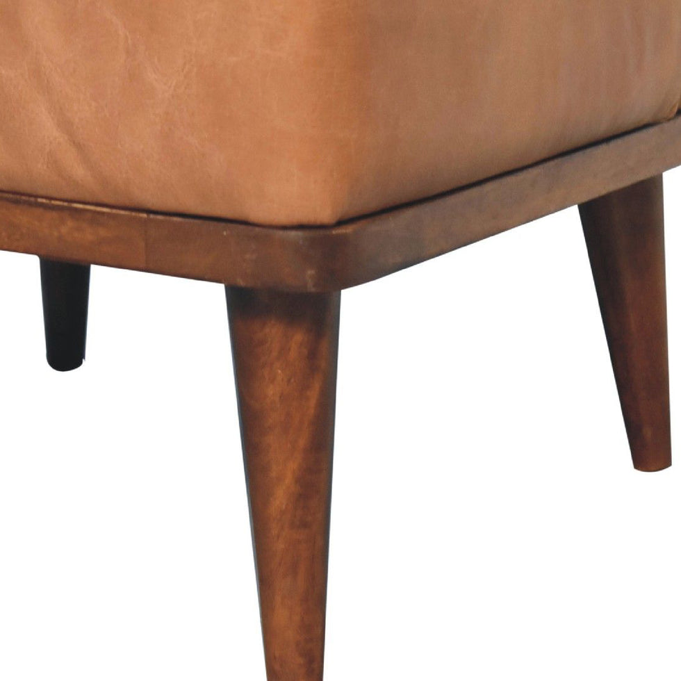 Artisan - Reverse Curve Oak-Ish Media Unit