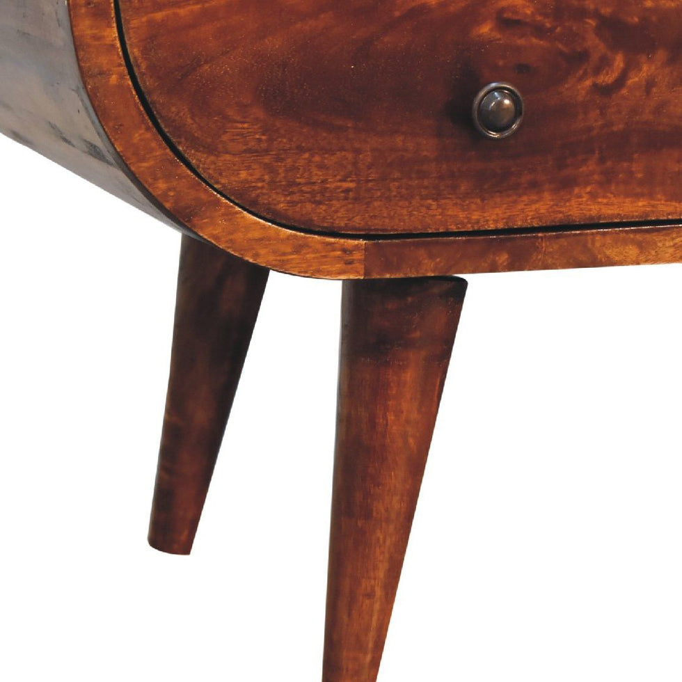 Artisan - Chestnut Circular Media Unit