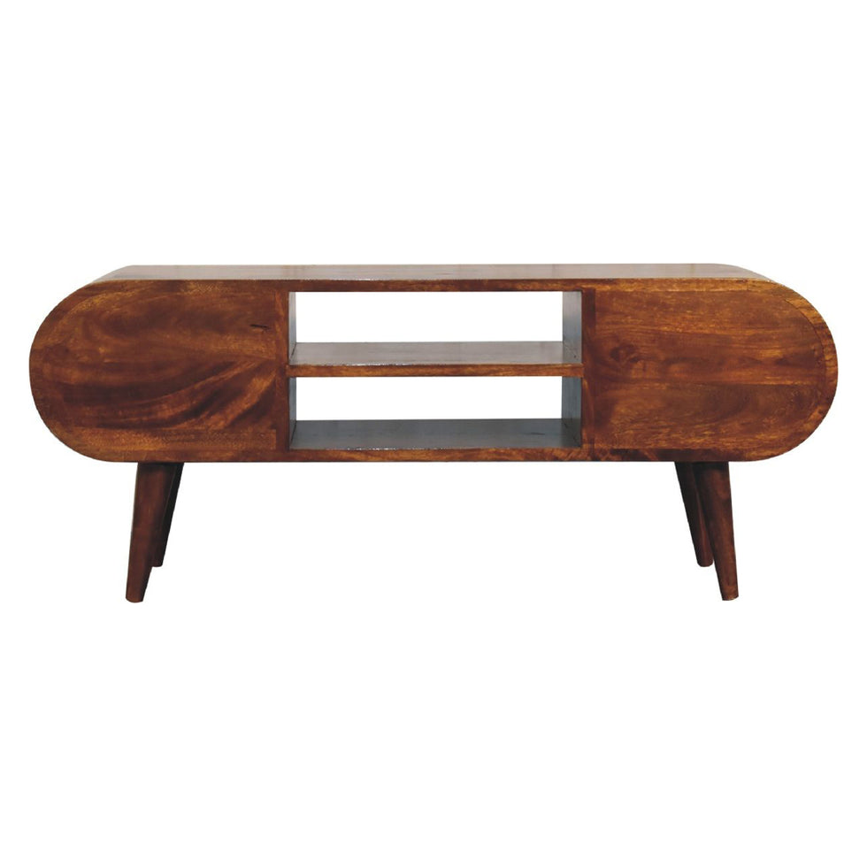 Artisan - Chestnut Circular Media Unit