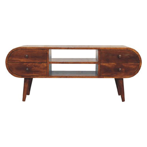 Artisan - Chestnut Circular Media Unit