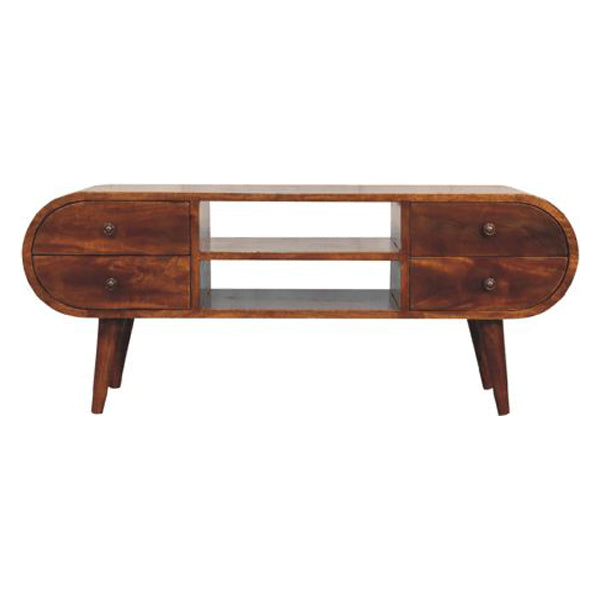 Artisan - Chestnut Circular Media Unit